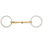 Mors simple pour cheval br equitation soft contact 12, 5 cm mixte argent�