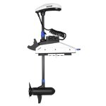 Moteur de bateau de pche a la trane - vevor - pousse 25 kg - moteur hors - bord electrique 12 v - ...