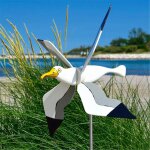 Moulin a vent, dcor de jardin, de pelouse, de cour, de ferme, avec piquets dcoratifs pour animaux, ...