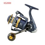 Moulinet de p�che l�ger, bras a bascule tout en m�tal, tige de mer, ligne de filature, s�rie ks2000 - ...