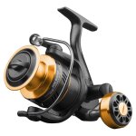 Moulinet de p�che hm1000 - 4000 avec frein a friction d'une puissance max de 10kg, avec bobine m�tallique ...
