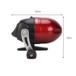 Moulinet de pche spincast avec ligne de pche, ratio de vitesse: 3. 1:1, avec nud ferm, roulement ...