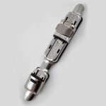 Moulinet de p�che en acier inoxydable, plaque de si�ge, type de moulinet, clip de si�ge, pad en caoutchouc, ...