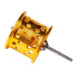Moulinet de p�che baitcasting r�sistant a l'eau, equipement innovant, avec roulement a bobine peu profonde ...