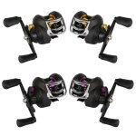 Moulinet de pche casting avec systme de freinage magntique, 8kg max drag 7. 2 / 1, haute vitesse, ...