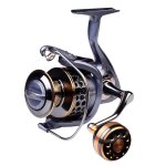 Moulinet de p�che haute qualit�, ratio 2021: 1, avec frein a friction d'une puissance max de 21kg, adapt� ...