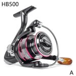 Moulinet de pche entirement en mtal, avec frein de 8kg max, poigne en acier, bobine de ligne, accessoires ...