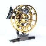 Moulinet de pche en mtal ultralger iso, equipement a tambour fixe, adapt a la pratique sur glace
