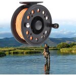 Moulinet de p�che a la mouche gla 7 / 8 5 / 6 moulinet de p�che a la mouche avec ligne gauche / droite ...