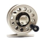 Moulinet de p�che a la mouche en plastique, ultra - l�ger, pour hiver, sur glace, radeau, droitier ou ...