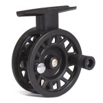 Moulinet de p�che a la mouche portable en plastique abs, equipement de plein air