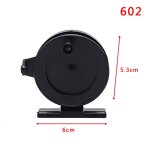 Moulinet de pche en plastique pour l'hiver, 2 tailles, pour la pche a la mouche, avec frein a tambour, ...
