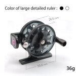 Moulinet de pche en plastique et mtal portable, ligne de pche a la mouche lgre et durable, equipement ...