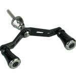 Moulinet de pche spinning de 110mm, accessoires de pche, poigne super puissante en fiber de carbone, ...