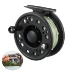 Moulinet spinning ultralger portable en plastique pour pche en hiver sur glace, radeau pour droitier ...