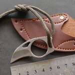 Mousqueton de camping en plein air, couteau  griffes de survie, crochet, anneau fixe, carte, outil edc, ...