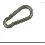 Mousquetons - m�tal - 8mm diam�tre - 80mm longueur - lot de 2 - viso