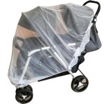 Moustiquaire anti - moustiques pour poussette double, protection solaire, respirante, pour l'ete, pour ...