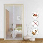 Moustiquaire magnétique d'été anti - insectes, rideau de porte en maille a fermeture automatique, rideau ... Moustiquaire magnétique d'été anti - insectes, rideau de porte en maille a fermeture automatique, rideau ...