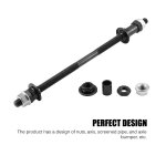 Moyeu de roue de bicyclette en acier solide, a dgagement rapide, accessoires de bicyclette