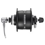 Moyeu vtt - vtc shimano dh - 3d37 pour dymano moyeu 6v - 3w disc centerlock noir 36t. avant