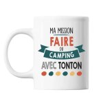 Mug - ma mission camping - personnalis� - c�ramique - r�sistant lave - vaisselle et micro - onde