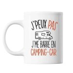 Mug - personnalis� - camping - c�ramique - 325 ml - r�sistant lave - vaisselle et micro - onde