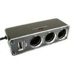 Multiprise allume cigare - 3 x prise 12v - 1 x prise usb - 12 - 24v
