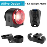 Münpow - a8pro lampe arrière d'alarme de vélo, détection de freinage, télécommande sans fil, chargement ... Münpow - a8pro lampe arrière d'alarme de vélo, détection de freinage, télécommande sans fil, chargement ...
