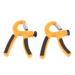 Musclet hand grip sveltus pince de musculation ajustable x2 orange 20070