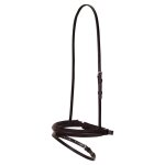 Muserolle combin�e pour cheval en cuir avec montants br equitation pull - back full mixte noir