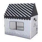 Mvi jouer tente jouet portable pliable balle piscine pit interieur exterieur simulation maison noir et ...