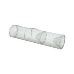Nasse a anguilles grillage plastifi� maille 10 mm longueur 80 cm