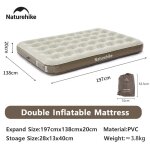 Naturerandonnée camping matelas pneumatique de couchage en plein air 1 personne matelas gonflable avec ... Naturerandonnée camping matelas pneumatique de couchage en plein air 1 personne matelas gonflable avec ...