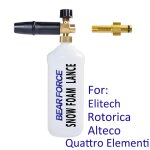 Nettoyeur de mousse buse buse de mousse, lance - mousse pour elitech rotorica alteco quattro elementi ...