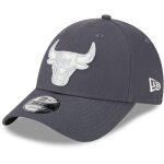 New era 9forty strapback cap - metallic chicago bulls