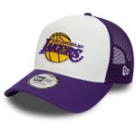 New era adjustable trucker cap - los angeles lakers purple