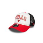 New era - casquette e - frame trucker chicago bulls nba retro - noir