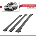 Compatible avec nissan pathfinder (r51) 2004 - 2012 barres de toit fly mod�le railing porte - bagages ...