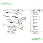No2 tuyau d'eau de chauffage avec connecteur, syst�me de refroidissement, accessoires pour voiture, compatible ...
