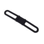 Noir 1pcs - bracelet en silicone bande de fixation elastique cravate corde bicicleta lampe torche bandages ...