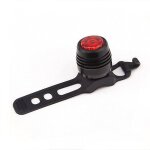Noir - feu de bicyclette rouge, 1 pice, feu avant et arrire pour casque, signalisation de scurit, ...