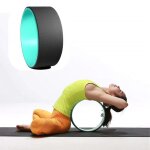 Noir flexibilit aide pour yoga balle d'entranement - 33cm x 13cm