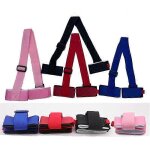 ¿noir sangles de transport de ski rglables et portables, sangles d'paule pour skis, double planche ...