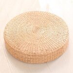 Nouveau coussin de mditation tatami futon 40cm, tapis de tresse de paille, cercle de yoga rond avec ...
