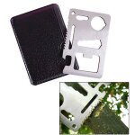 Nouveau mini multi outils 11 en 1 multifonction chasse en plein air survie camping poche carte de crdit ...