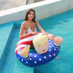 Nouveau trump piscine anneau gonflable flotteur et portable natation cercle et plage fte piscine jouets ...