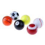 Nouveaut� color� sport balles de golf jeu de golf forte r�silience force sport pratique balles dr�les ...