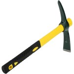 Nouvelhorizonstore - 1 pioche pointue robuste de 38 cm avec t�te forg�e et pioche plate pour camping, ...