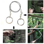 Nouvelle scie a cha�ne a main, equipement de poche de survie de s�curit�, a fil en acier d'urgence en ...